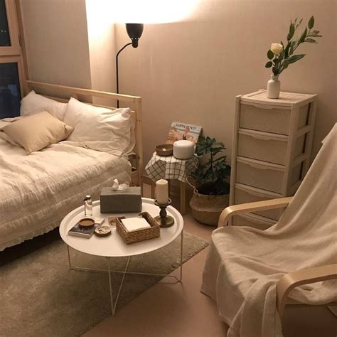 우리들의 공간원룸자취방인테리어정보 On Instagram 따뜻하고 포근한 느낌이 가득한 방으로 꾸며주신 Summ