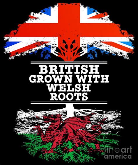 British Grown With Welsh Roots Digital Art By Jose O Fine Art America