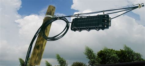 Fiber Optic Utilities Utility Pole