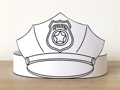 Policeman Hat Printable Printable Word Searches