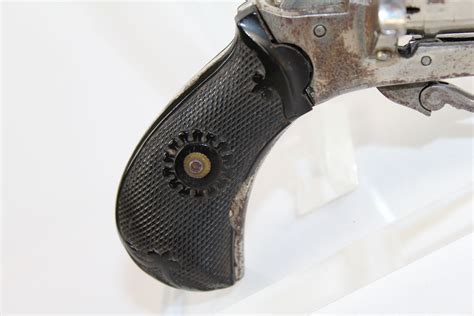 German European Lefaucheux Pinfire Pocket Revolver Antique Firearms 003