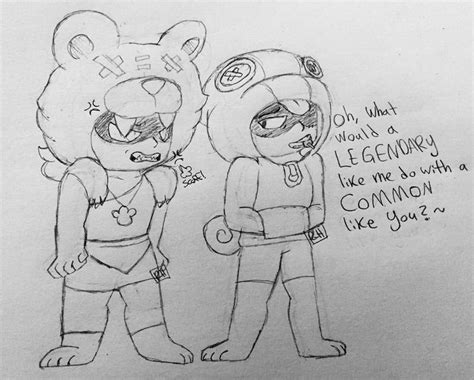 Leon X Nita By Tapulelehua Brawl Stars Fan Art