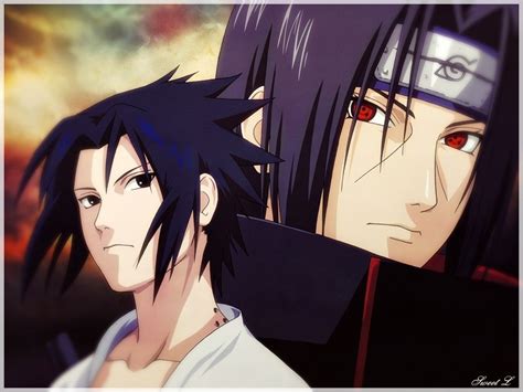 Intense Glare Sasuke Abd Itachi Sasuke And Itachi Anime Naruto Naruto