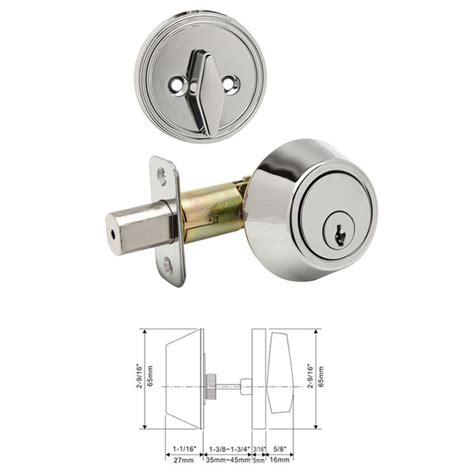 Factory Oem Door Round Deadbolt Mortise Lock Throw Out High Security