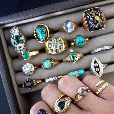 Vintage jewelry in toronto can put a classic or quirky touch on any look. Where To Shop For Antique Rings | Antique jewelry, Trendy ...