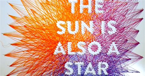 The inclusion of a book's review does not constitute an endorsement by focus on the family. The Sun Is Also A Star By Nicola Yoon, Review