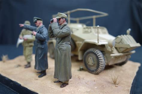Diorama Rommel And Staff North Africa 1942 Finescale Modeler