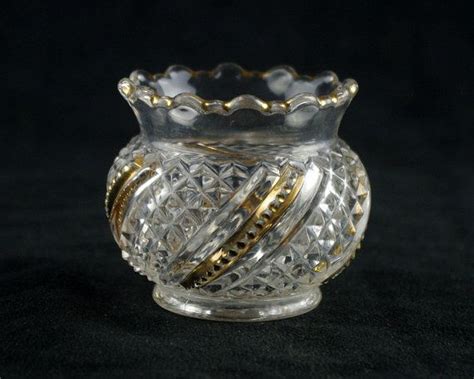 Popular diamond pattern glass of good quality and at affordable prices you can buy on aliexpress. US Glass Diamond Swirl Toothpick Holder with Gold, Antique ...