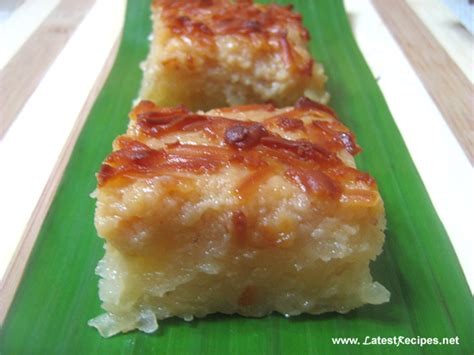 Cassava cake is another dessert cake commonly found in the morning market in malaysia. Cassava Cake (Cassava Bibingka) | Latest Recipes