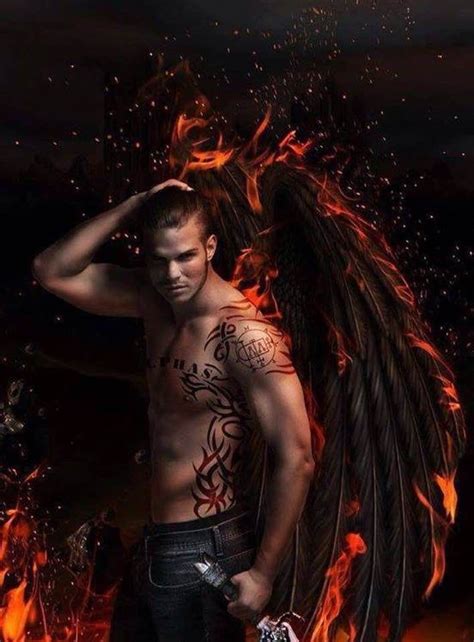 Male Angels Angels And Demons Male Fallen Angel Fantasy Artwork
