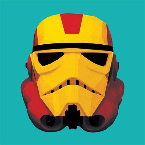 Stormtrooper Iron Man Star Wars 12x12 By Popmediaillustrated