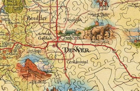 Colorado State Map Art Wood Puzzle Xplorer Maps