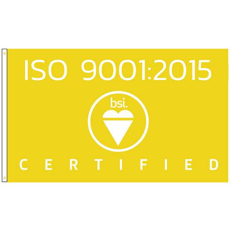 Bsi Iso 90012015 Certified Flag