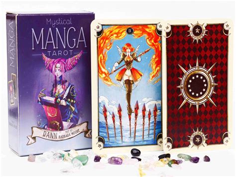 Anime Mystical Manga Tarot Card Deck 78 Cards Pretty Etsy