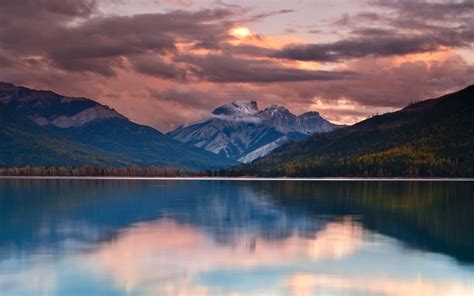 3840x2560 British Columbia Evening Lake Landscape Mountain