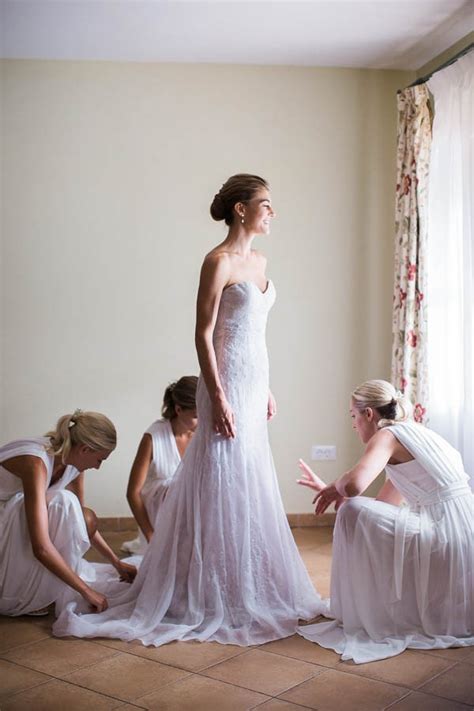 Blue rococo ball gown dress stea. Simply Elegant Croatian Wedding at Spanjola Fortress ...