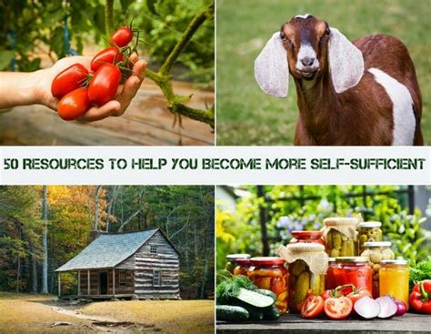 50 Resources To Help You Become More Self Sufficient