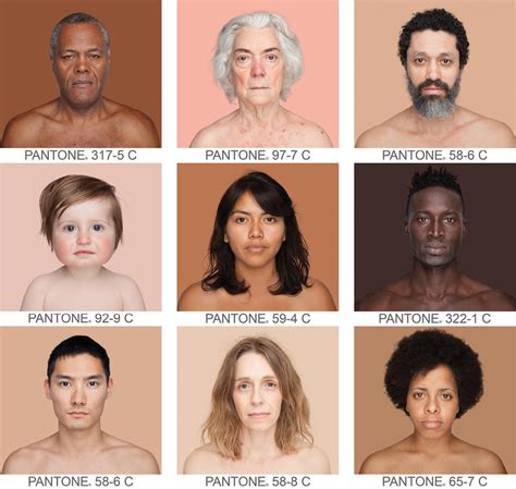 An Artist Finds True Skin Colors In A Diverse Palette