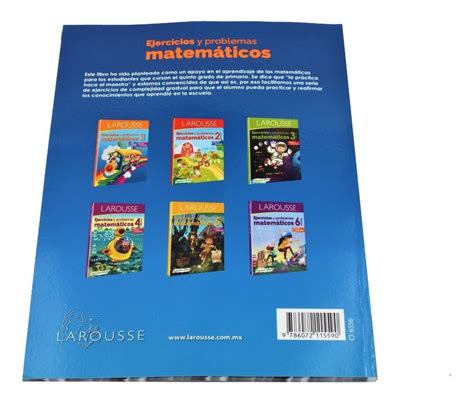 Larousse ® Ejercicios Y Problemas Matemáticos 5to Primaria | MercadoLibre