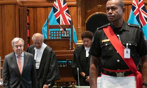Fijian Parliament In His Address To The Fijian Parliament Today