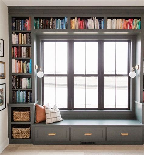 Create A Cozy Reading Nook With A Window Bench And Bookshelves Get
