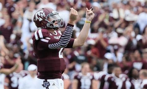 During his first college season, manziel put up huge numbers, helped texas a&m. Johnny Manziel Celebrates Touchdown By Killing Opposing ...