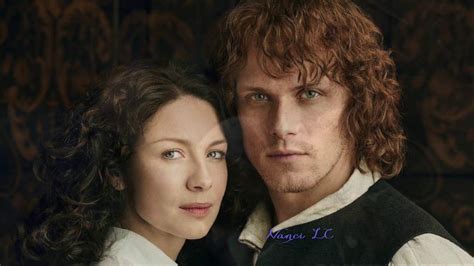 Jamie And Claire In Love Outlander Jamie And Claire Outlander Jamie