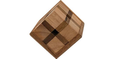 8 Pieces Cube Wood Puzzles Puzzle Master Inc