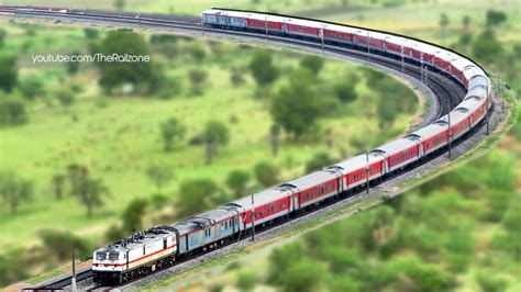 Best View Of Rajdhani Express From Hill Top Indian