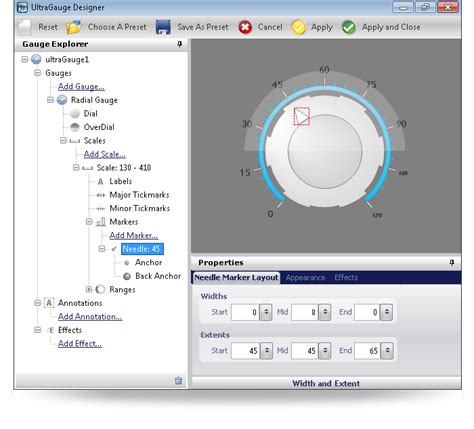 Winforms Gauge Control Windows Forms Gauge Controls