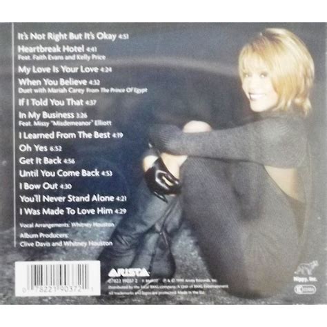 My love is your love. My love is your love by Whitney Houston, CD with vinyl59 ...