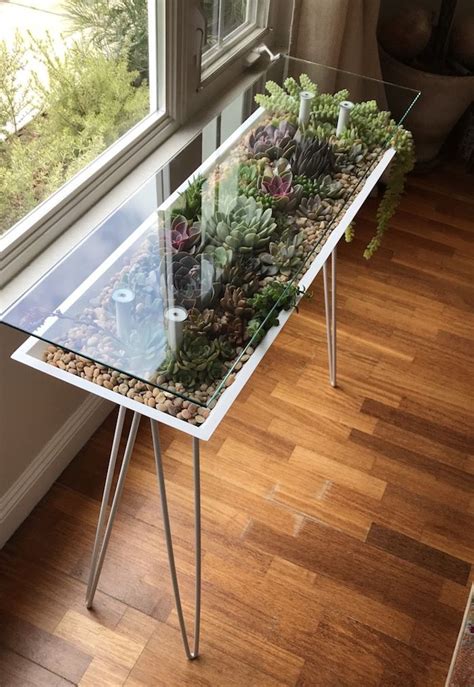 This Terrarium Table Lets You Fill Furniture With Houseplants