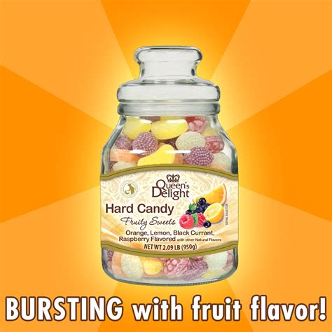 Queen’s Delight Fruit Candy Jar All Natural Fruit Juice Candy Buy Online In United Arab