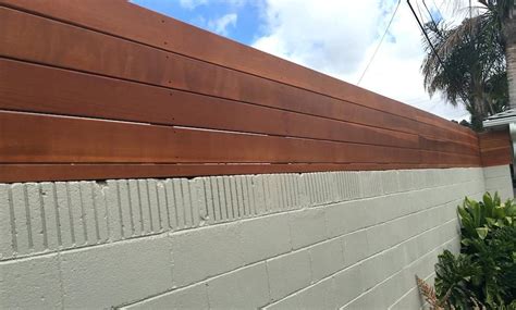 The Best How To Attach Wood Fence To Cinder Block Wall Ideas