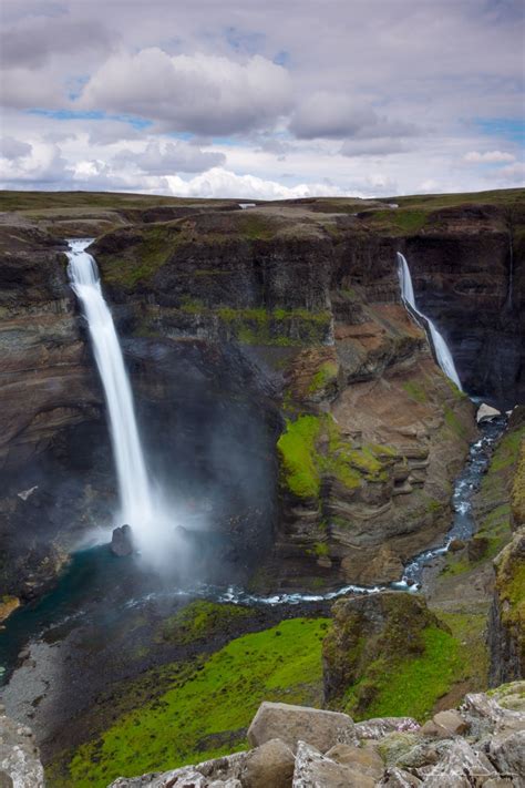 Háifoss Waterfall Iceland Iceland