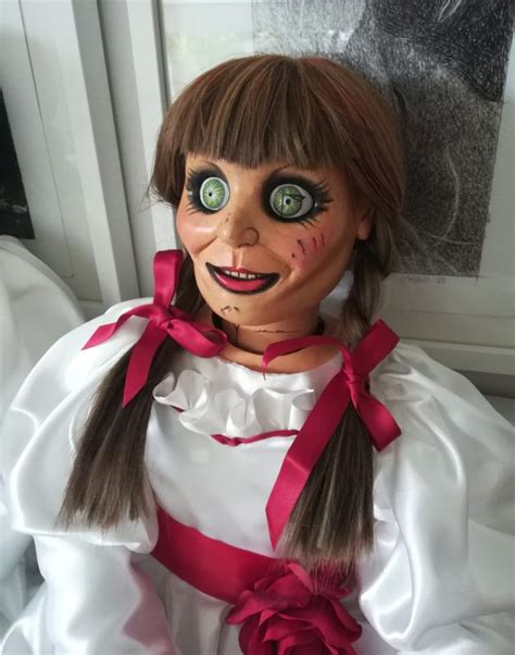 Halloween trick or treat halloween party halloween costumes halloween 2020 halloween decorations scary halloween annabelle horror annabelle doll movie annabelle costume. #Annabelle Comes Home . 1:1 scale movie prop doll for sale ...