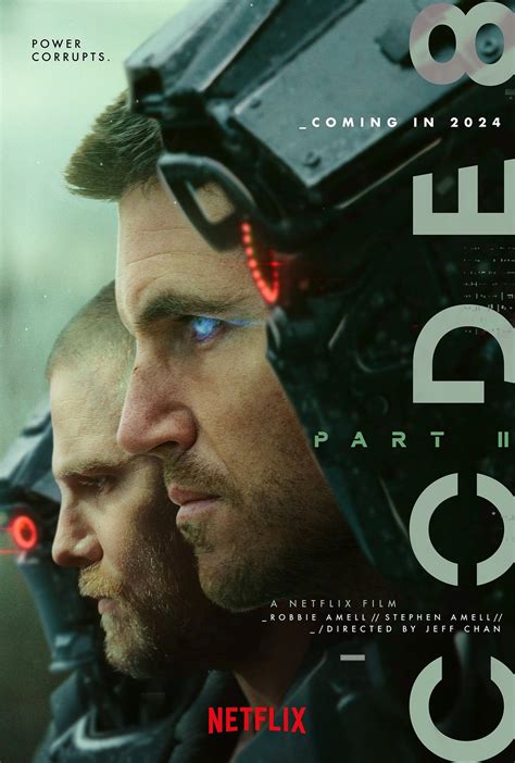 Official Poster For Code 8 Part Ii Rmovies