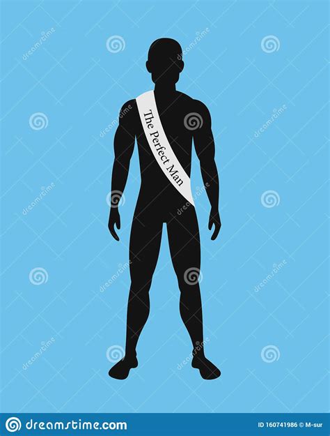 The Perfect Man Stock Vector Illustration Of Contest 160741986