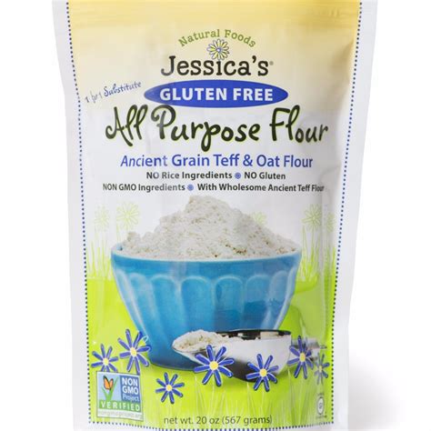 Jessicas Gluten Free All Purpose Flour 20oz Each Just Organics