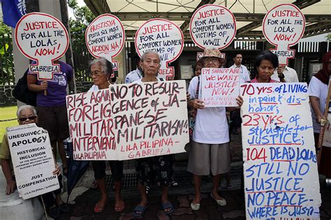 Filipina Comfort Women Fear China Sea Dispute Blocks Justice From Japan News Gma News Online