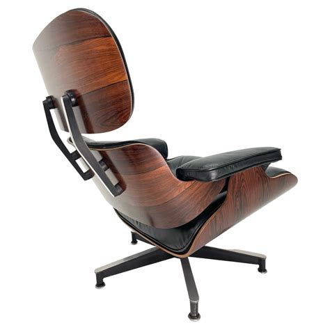 Early 2nd Generation X Base Arm Shell Lounge Chair By Charles Eames For