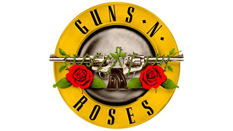 Guns N Roses Logo Clipart Illustration Yellow Font Transparent Images