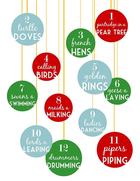 12 Days Of Christmas Pictures Clip Art Clipground