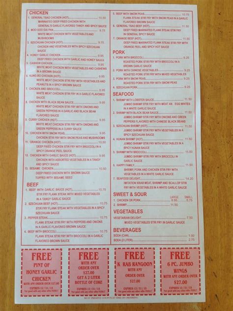 Sweet and sour pork, kung pao chicken, fried noodles. Tien Tien Chinese Food Take-Out - 13 Reviews - Chinese ...