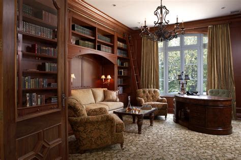 Traditional Study Traditional Home Office And Library New York By