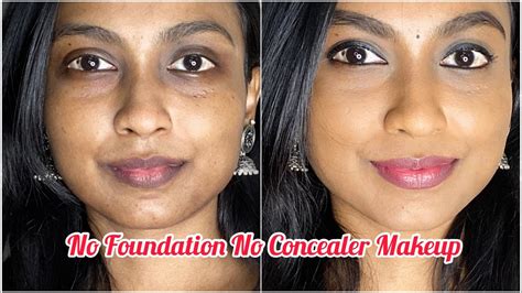 No Foundation No Concealer No Bbcc Cream Simple Everyday Makeup Youtube