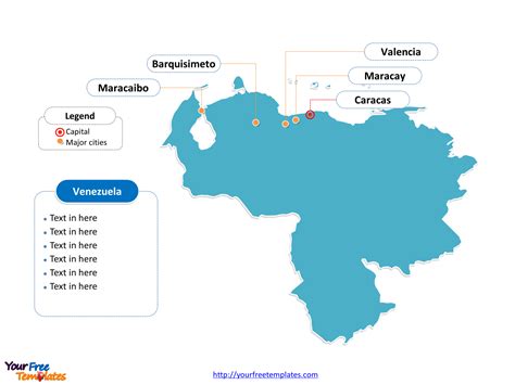 Free Venezuela Editable Map Free Powerpoint Templates