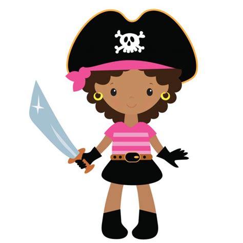 Pirate Girl Vector Illustration Stock Vector Image By ©clipartlana 106203344