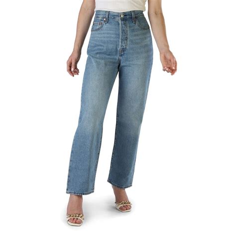 Levis Levis 72693ribcage Jeans In Blue Lyst