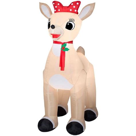 Christmas Inflatable Giant Clarice From Rudolph The Red Nosed Reindeer By Gemmy Information